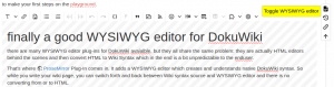 The ProseMirror WYSIWYG editor in Action, click to enlarge
